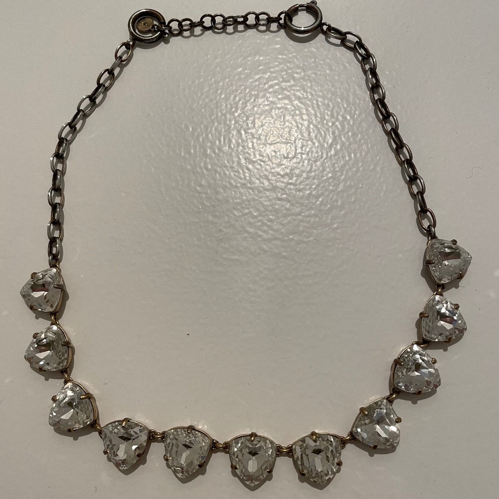 Stella & Dot Triangular Stone Necklace